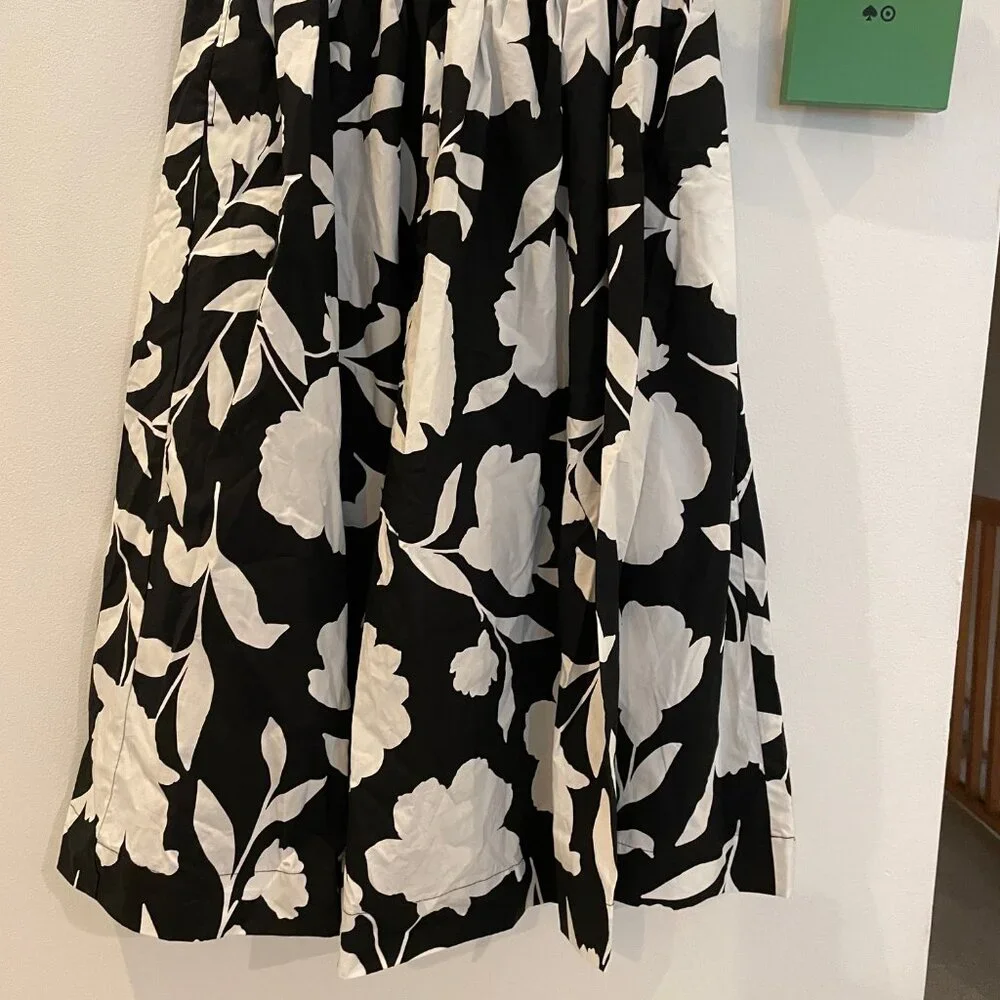 Classic Rose Midi Skirt - Kate Spade New York -Target Black/Cream - Picture 11 of 11